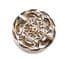 Vintage Brooch Silver Plated Ornate Floral Design Brooch