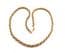 Vintage Cador Twisted Silver And Gold Plated Rope Chain Style Short Length Necklace
