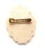 Vintage Celluloid Early Plastic Cameo Design Brooch