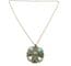 Vintage Celtic St Cuthberts Cross Design Faux Turquoise Set Necklace By Miracle