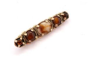 Vintage Celtic Style Bar Design Brooch By Miracle