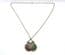 Vintage Celtic Style Faux Gem Set Pendant And Necklace
