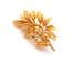 Vintage Cherry Tree Leaf And Berries Design Brooch By Exquisite