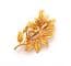 Vintage Cherry Tree Leaf And Berries Design Brooch By Exquisite