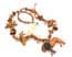 Vintage Chunky Hand Crafted Wooden Bead Safari Animal Design Long Length Necklace By Treska