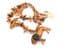 Vintage Chunky Hand Crafted Wooden Bead Safari Animal Design Long Length Necklace By Treska
