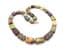 Vintage Chunky Scottish Style Picasso Glass Beaded Necklace
