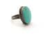 Vintage Chunky Turquoise And Sterling Silver Boho Style Ring