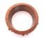 Vintage Chunky Wood And Brass Stud Retro Design Bangle