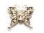 Vintage Ciro Butterfly Design Rhinestone Detailed Brooch