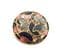 Vintage Cloisonne Enamel Abstract Butterfly And Flower Design Brooch