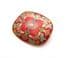 Vintage Cloisonne Enamel Butterflies And Flowers Design Brooch