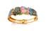 Vintage Cloisonne Enamel Butterfly And Flower Design Hinged Bracelet
