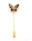 Vintage Cloisonne Enamel Butterfly Design Stick Pin