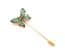Vintage Cloisonne Enamel Butterfly Design Stick Pin By Fish And Crown