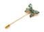 Vintage Cloisonne Enamel Butterfly Design Stick Pin By Fish And Crown