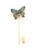 Vintage Cloisonne Enamel Butterfly Design Stick Pin By Fish And Crown