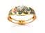 Vintage Cloisonne Enamel Floral Design Bangle