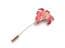 Vintage Cloisonne Enamel Red Orchid Flower Design Stick Pin