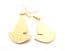 Vintage Cloisonne Enamel Sailing Boat Design Drop Earrings
