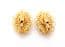 Vintage Courting Couple Countryside Lovers Design Fragonard Style Clip On Earrings