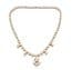 Vintage Crystal Rhinestone Dainty Drop Design Choker Necklace