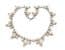 Vintage Crystal Rhinestone Geometric Design Choker Necklace