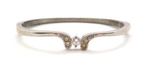 Vintage Dainty Crystal Set Geometric Design Bangle