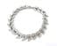Vintage Dainty Faux Marcasite Leaf Design Bracelet