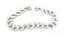 Vintage Dainty Faux Marcasite Leaf Design Bracelet