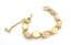 Vintage Dainty Green Aventurine Gemstone Chip Panel Design Bracelet