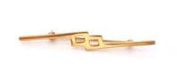 Vintage Dainty Monet Abstract Geometric Design Bar Brooch