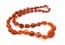 Vintage Dark Honey Plastic Beaded Retro Pop Design Choker Necklace