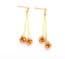 Vintage Double Drop Geometric Knot Detailed Retro Earrings