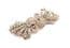Vintage Duette Brooch, Rhinestone Set Ornate Statement Design Convertible Double Dress Clip And Pin