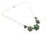 Vintage Emerald Green Rhinestone Set Floral Design Statement Choker Necklace