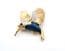 Vintage Enamel And Faux Marcasite Bird In Flight Design Brooch