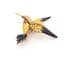 Vintage Enamel And Rhinestone Detailed Bird Design Brooch