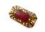 Vintage Enamel And Rhinestone Silver Plated Art Deco Revival Style  Brooch Attributed To Pierre Bex