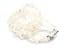 Vintage Exquisite Double Stranded Aurora Borealis Crystal Beaded Dog Collar Necklace
