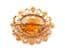 Vintage Exquisite Givre Glass Rhinestone Set Ornate Design Brooch