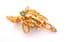 Vintage Exquisite Large Faux Pearl And Turquoise Set Abstract Brutalist Floral  Brooch
