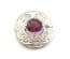 Vintage Faux Amethyst Scottish Celtic Style Brooch