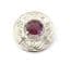Vintage Faux Amethyst Scottish Celtic Style Brooch