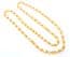 Vintage Faux Pearl And Citrine Glass Necklace