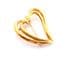 Vintage Gold Heart Brooch By Trifari
