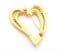 Vintage Gold Heart Brooch By Trifari