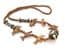 Vintage Hand Crafted Wooden Bead Safari Animal Design Matinee Length Shabby Chic Necklace
