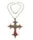 Vintage Large Alchemey Gothic Noctis Cross Design Necklace