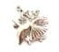 Vintage Large Antigona Paris Dove Bird Design Statement Designer Brooch
